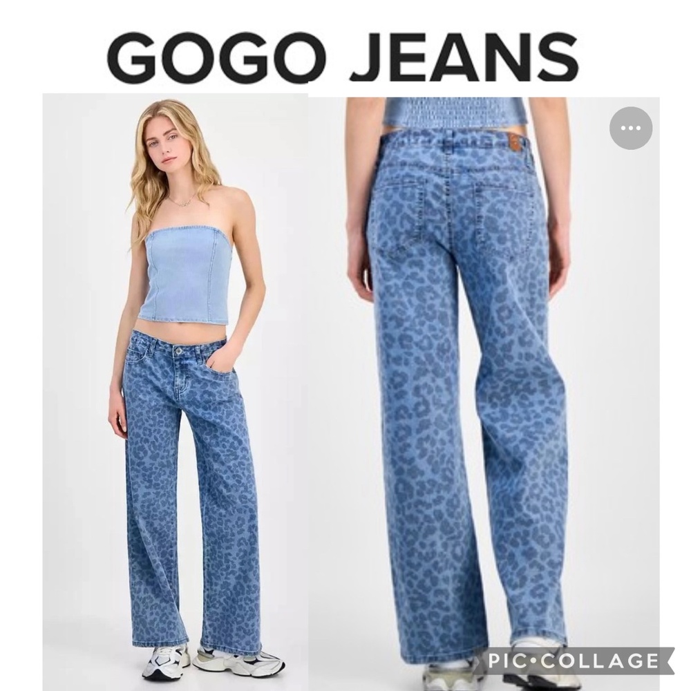 Gogo jeans leopard print